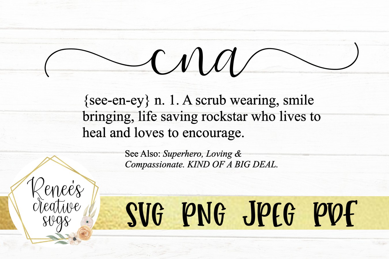 Download CNA Definition| Quote | SVG Cutting File