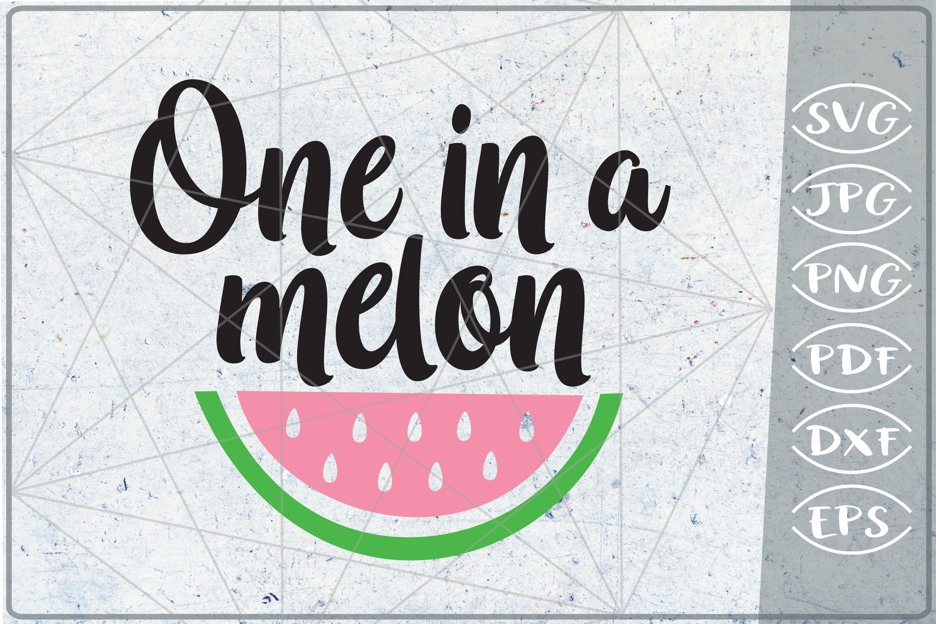 One In A Melon SVG Cutting File - Summer SVG Cutting File