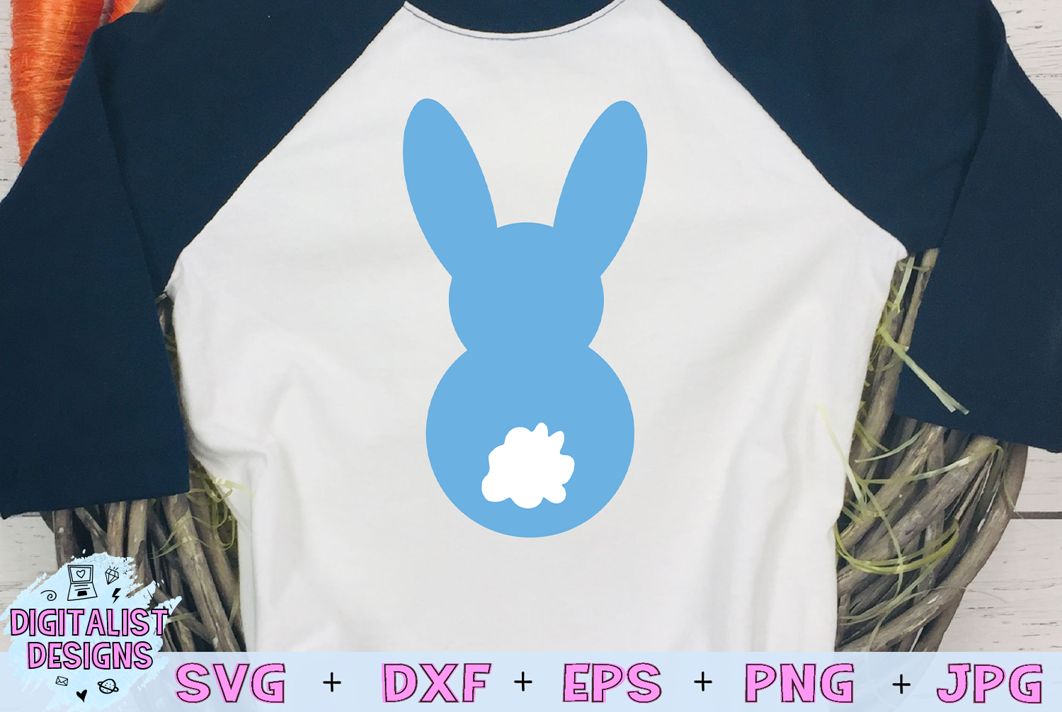 bunny svg, easter bunny, rabbit svg, bunny tail svg