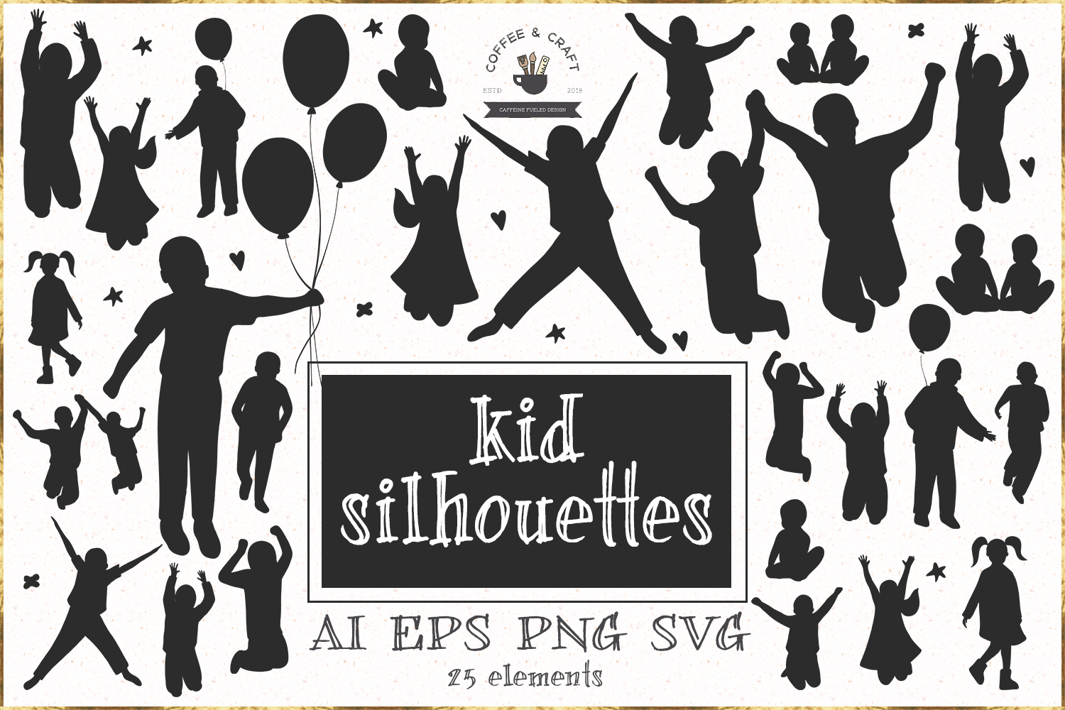 Kid silhouettes