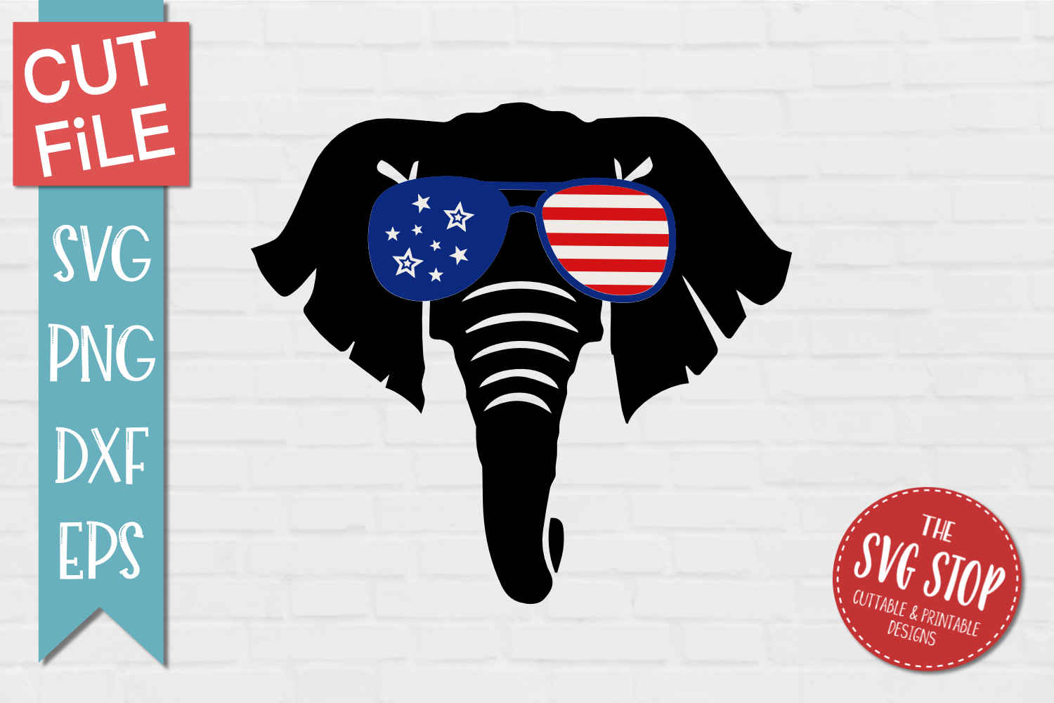 Free Free 177 Elephant With Glasses Svg SVG PNG EPS DXF File