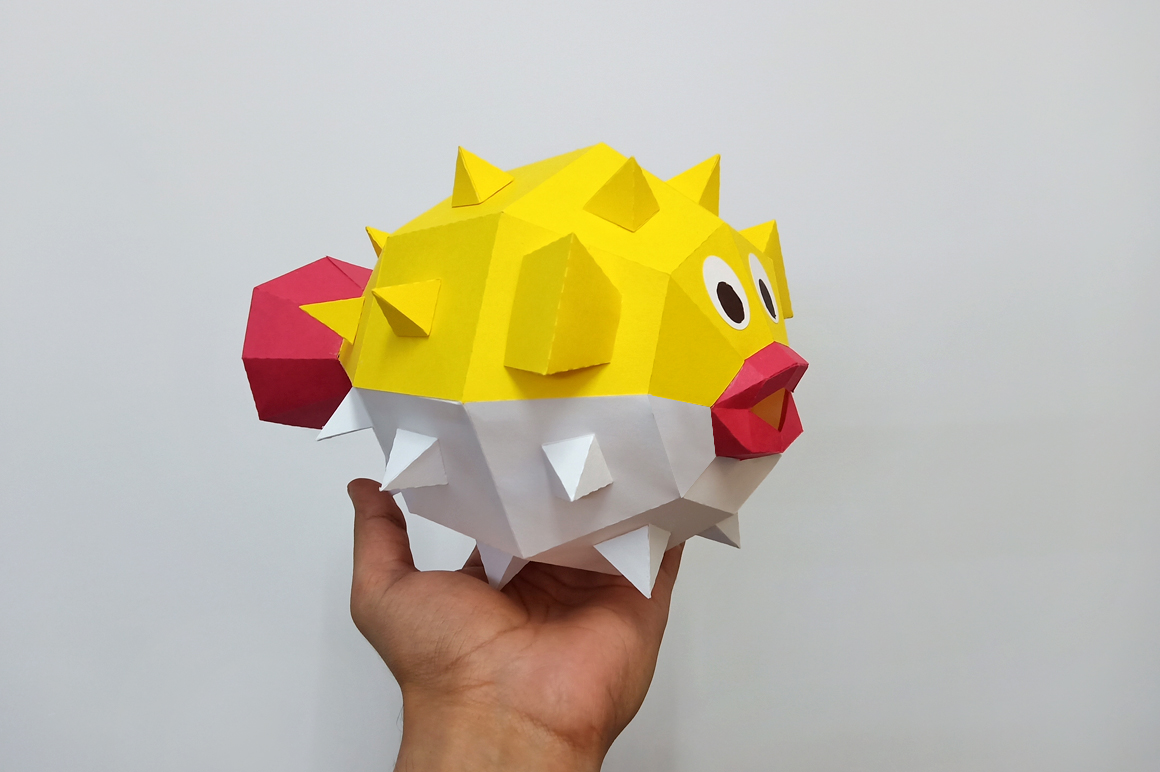 origami puffer fish origami puffer fish