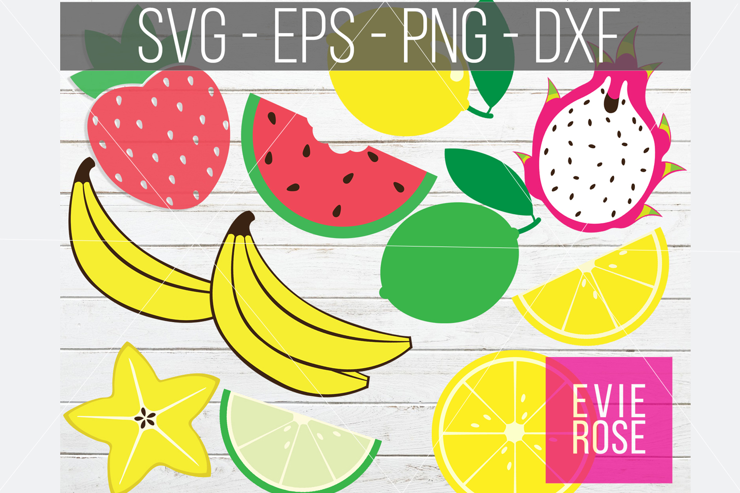 Download Fruit SVG Bundle | Fruit Clipart Bundle (278621 ...