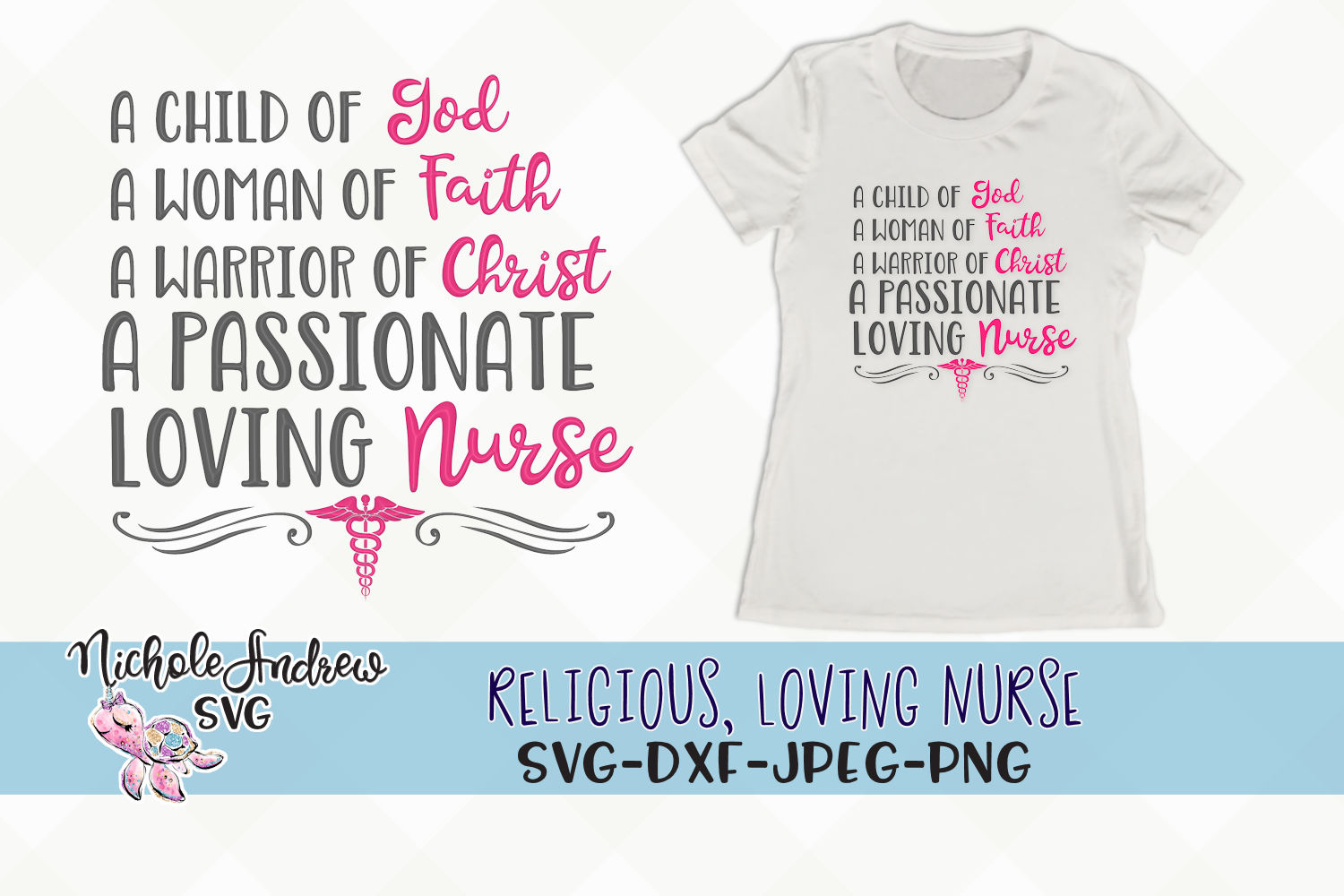 Religious, Loving Nurse, SVG, Nursing svg