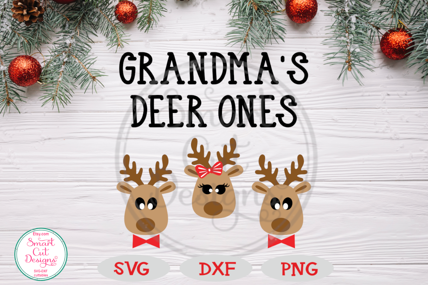 Download Grandma's Deer Ones SVG, Christmas Grandma SVG, Grandmother