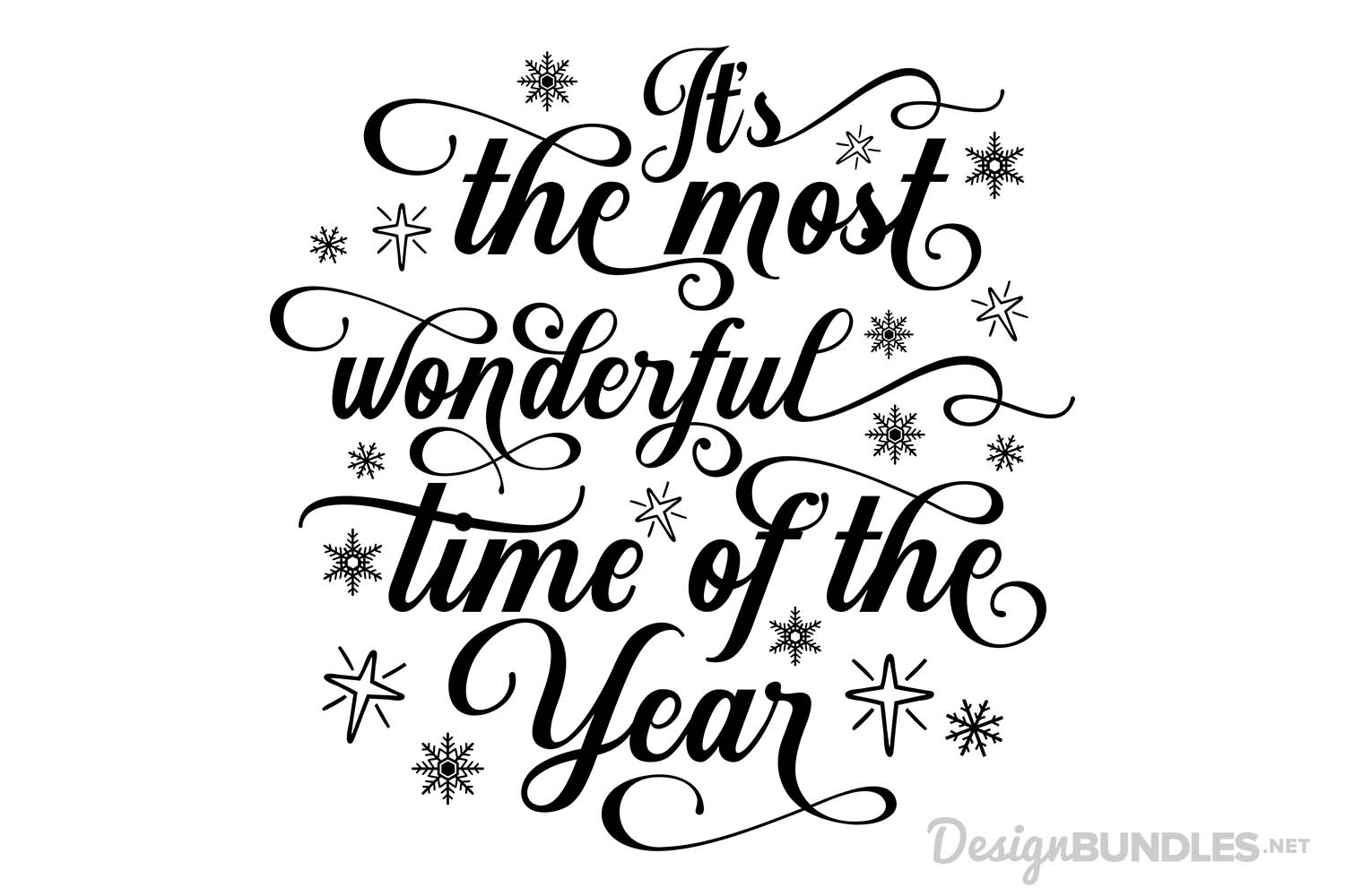 It's the Most Wonderful Time of the Year - SVG