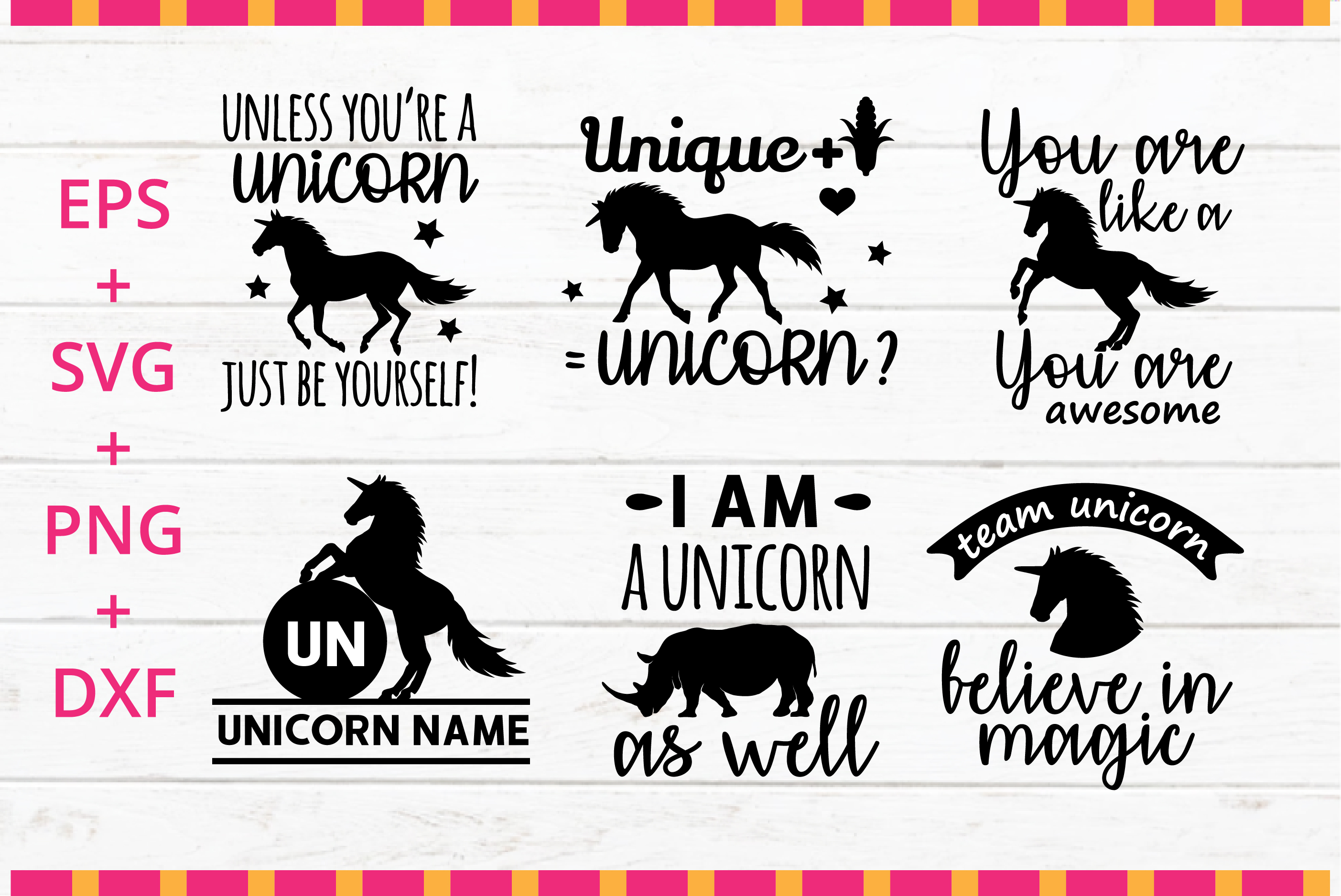 Download Unicorn funny quotes SVG crafter cutting file (190618 ...