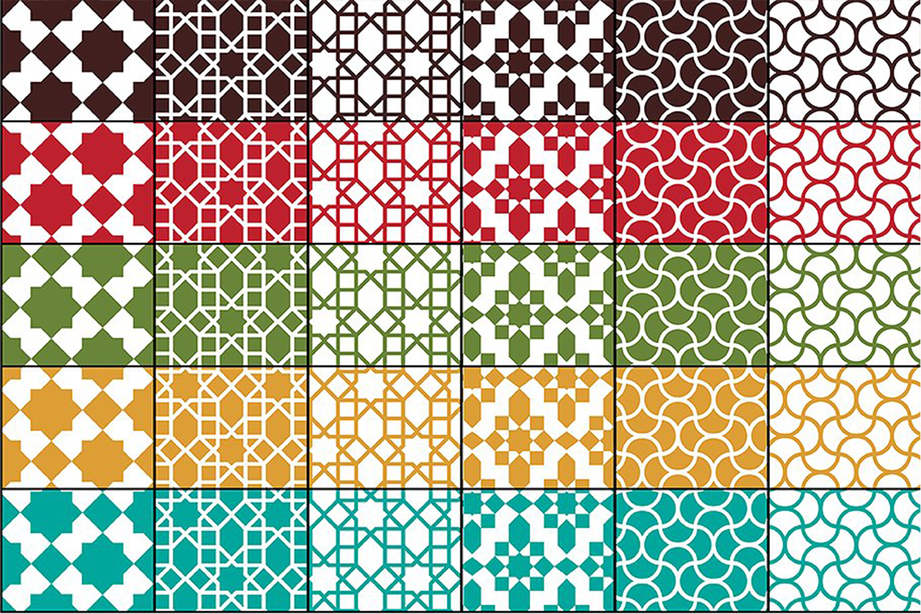 Seamless Moroccan Patterns & Tiles