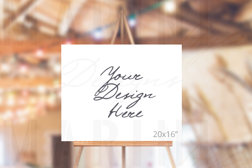 Download Easel Mockup, Wedding Sign Mockup, Welcome sign mockup ...