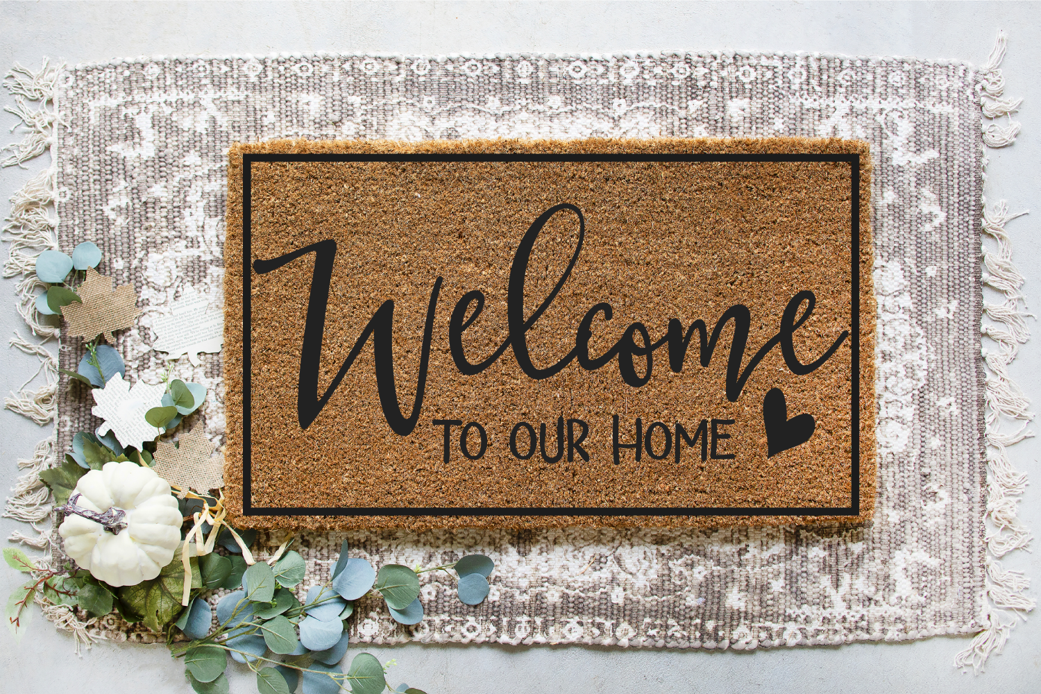 Free Free 314 Welcome To Our Home Sign Svg SVG PNG EPS DXF File