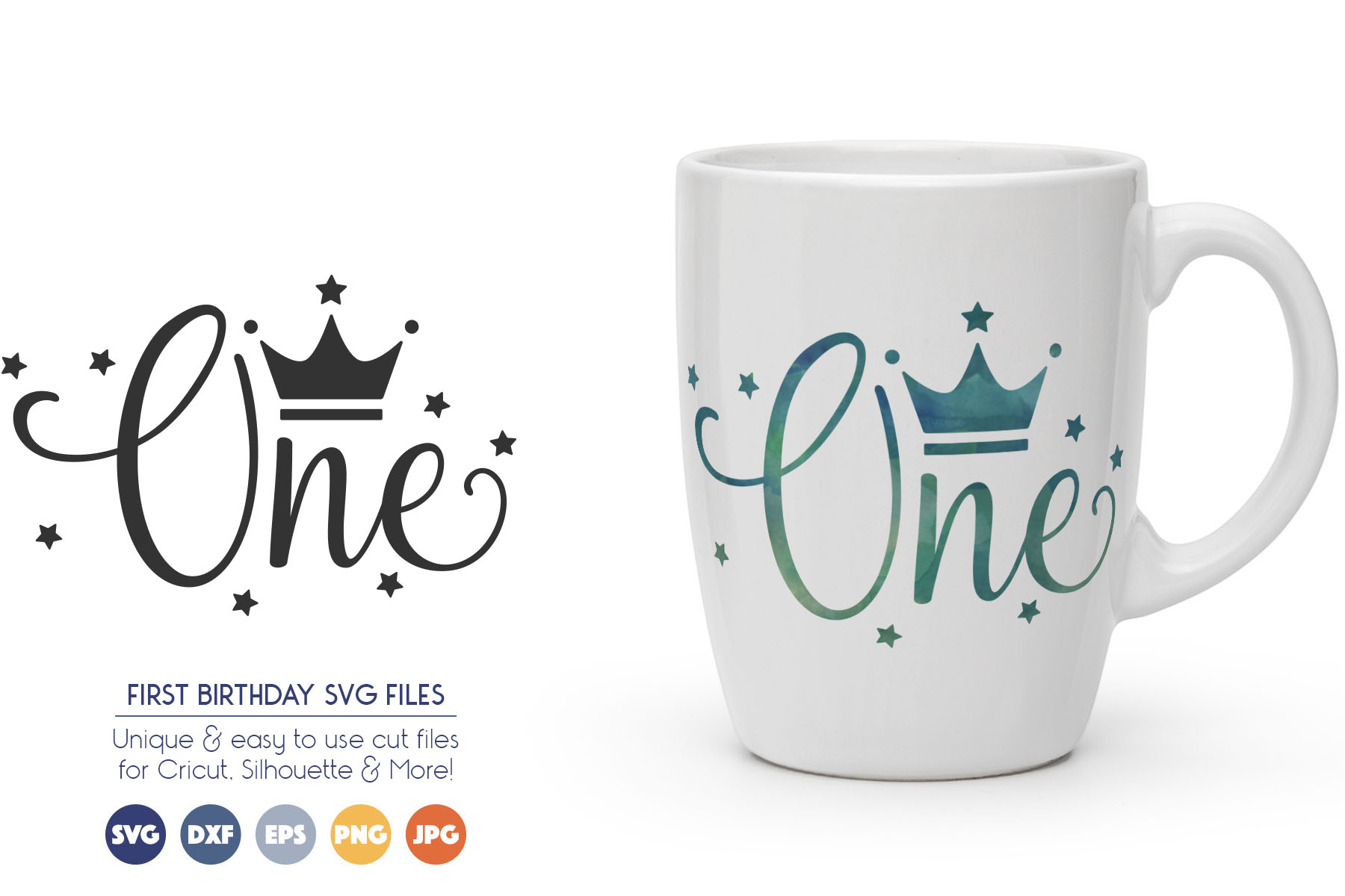 First Birthday SVG Cut Files