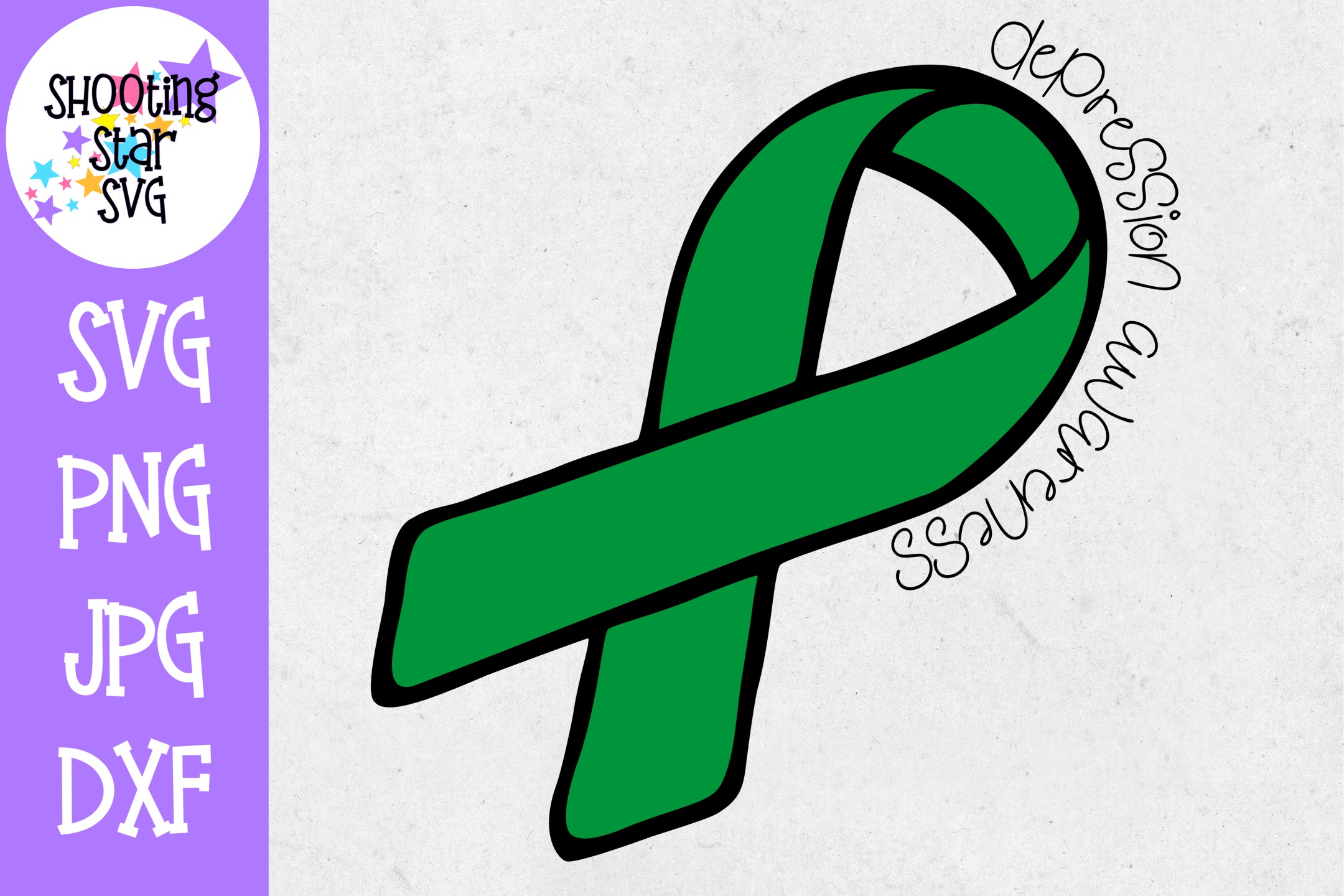 Depression Awareness SVG - Awareness Ribbon SVG