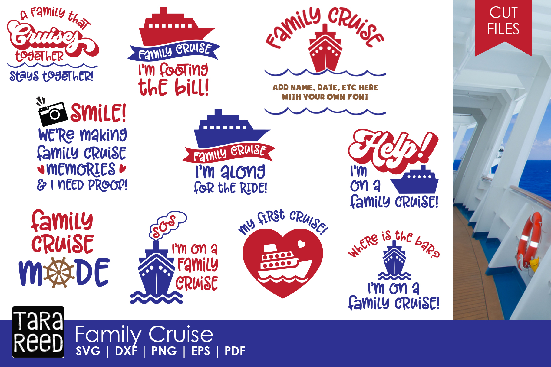 Download Family Cruise SVG and Cut Files for Crafters