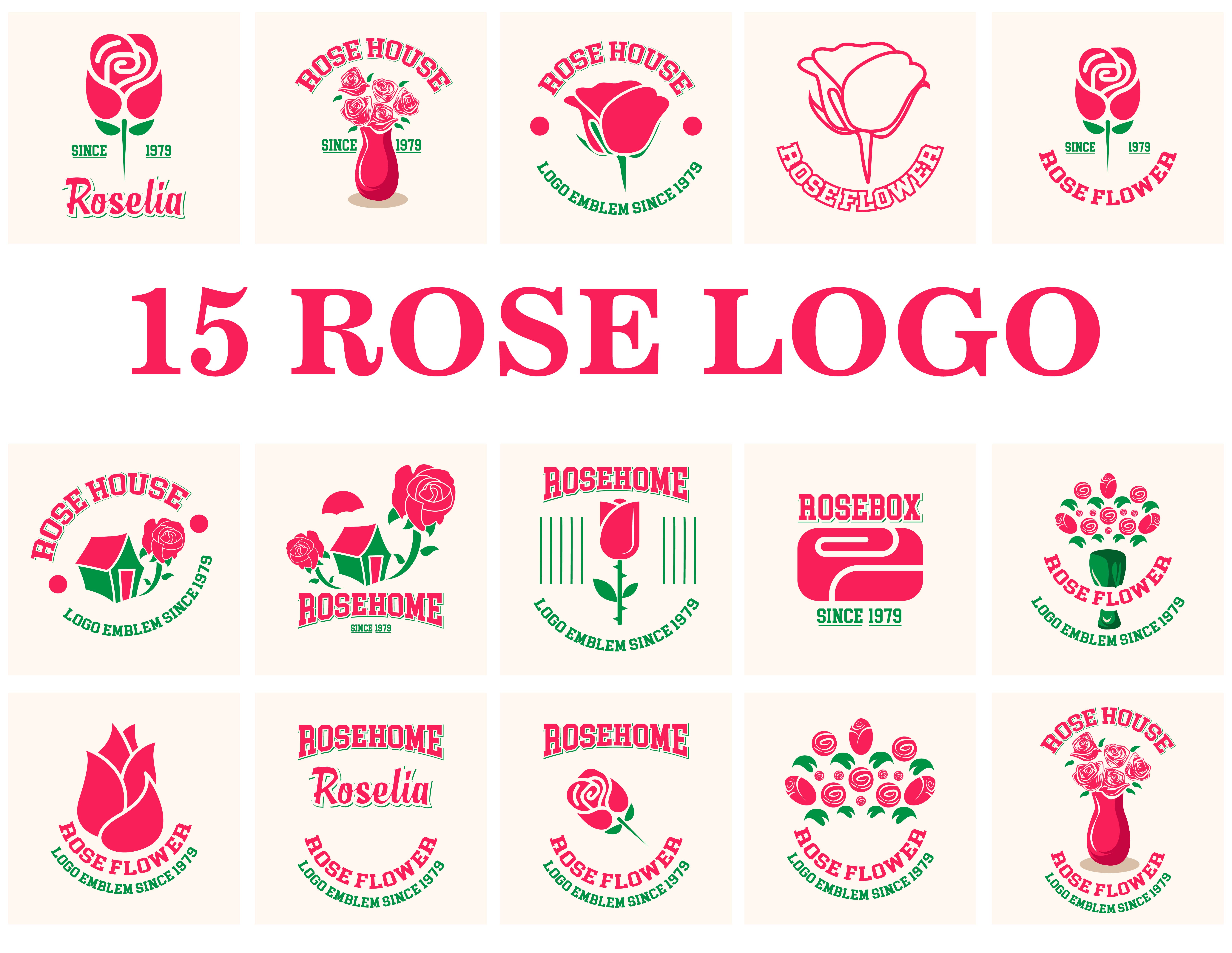 I Love Rose Logo