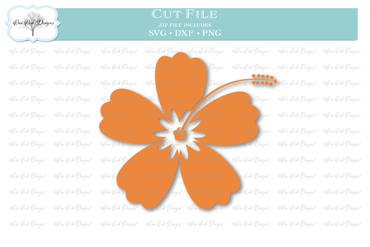 Hibiscus Tropical Flower Svg Dxf Png 92101 Svgs Design Bundles