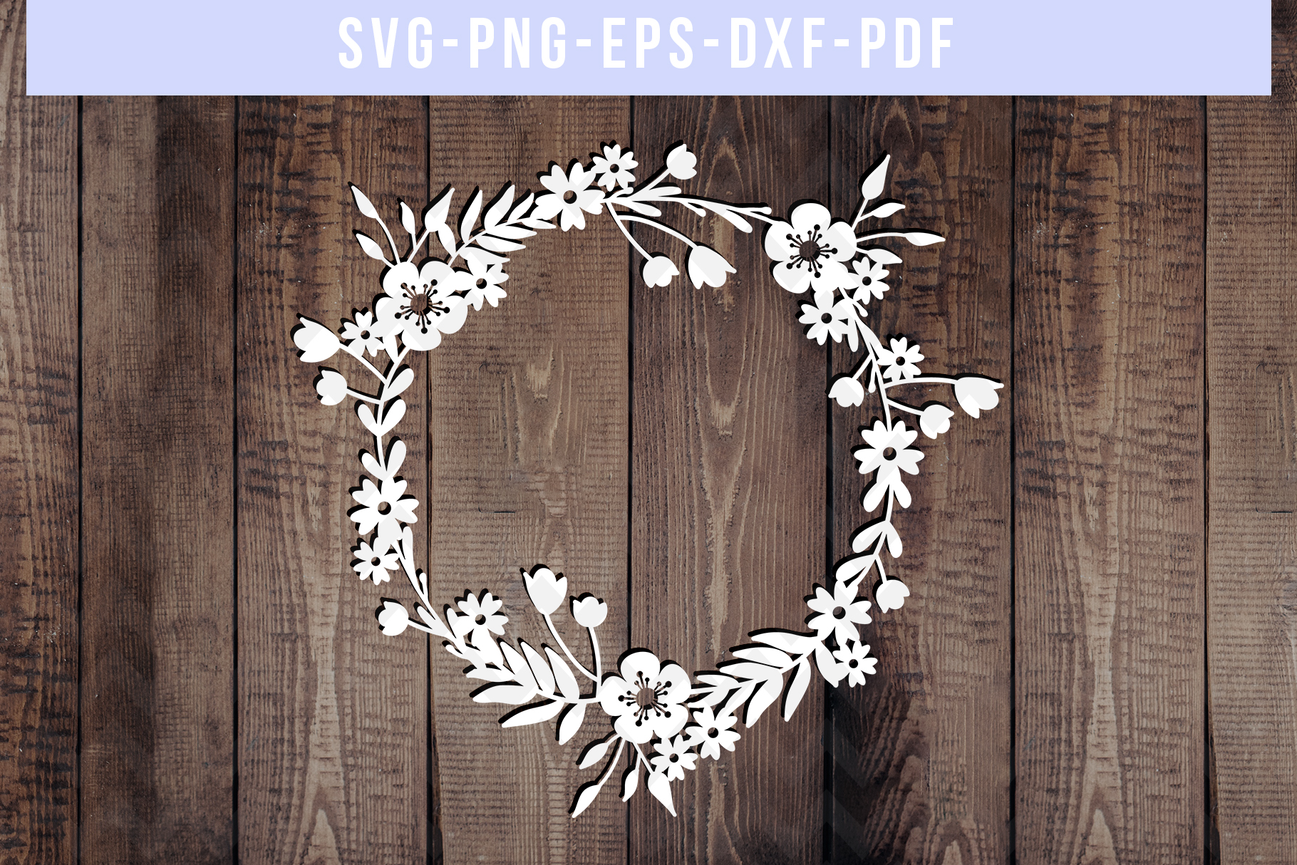 Free Free 223 Flower Wreath Svg SVG PNG EPS DXF File