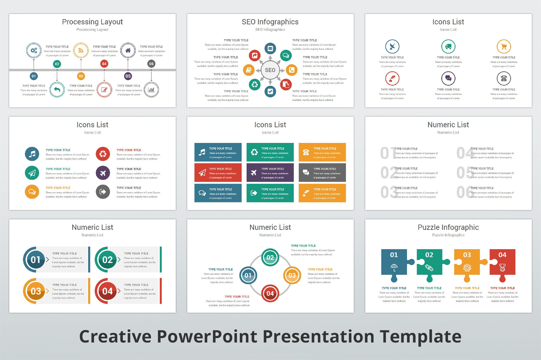 Creative multipurpose PowerPoint Presentation Template (150215