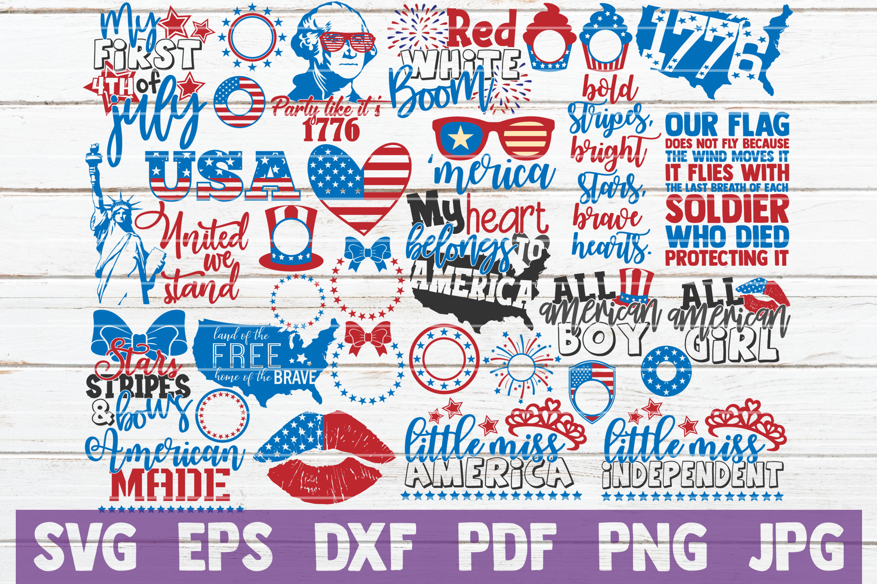 Download 4th of July SVG Bundle | SVG Cut Files | commercial use