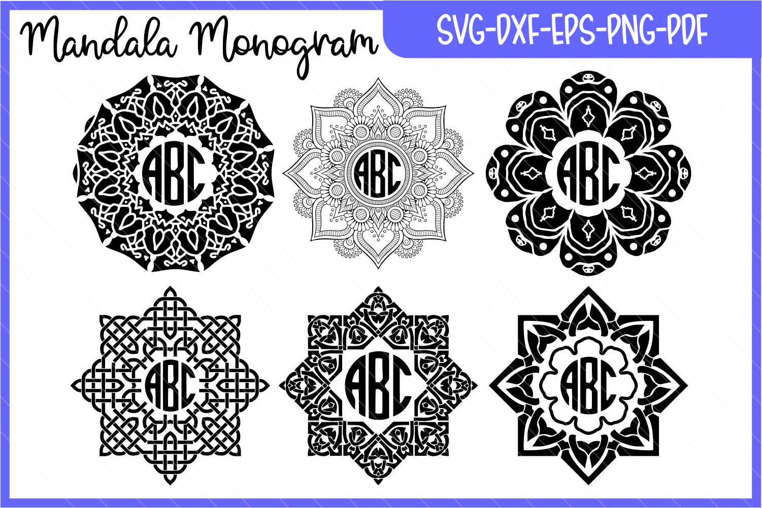 Free Free Mandala Monogram Svg 553 SVG PNG EPS DXF File