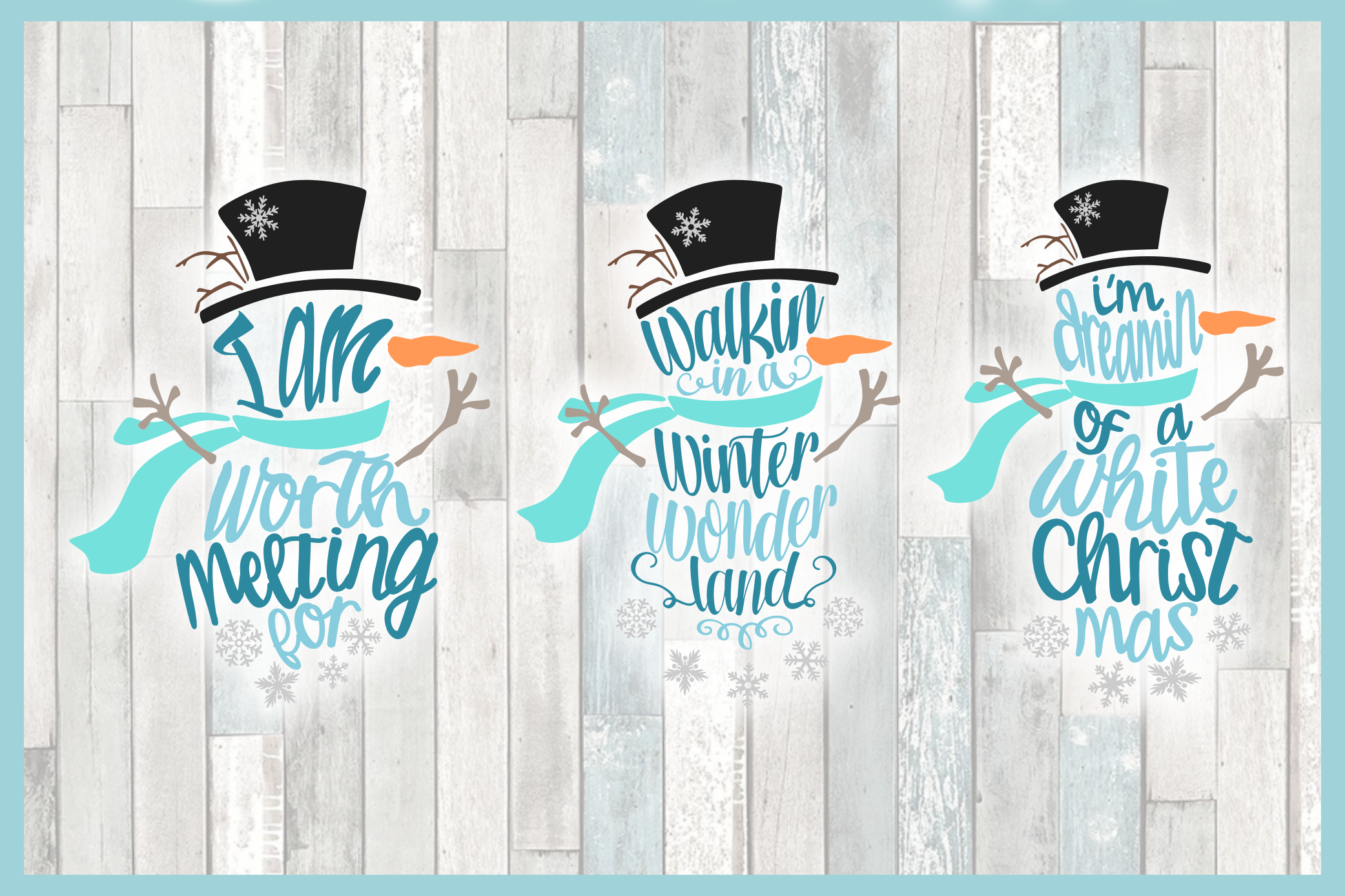 Free printable snowman template