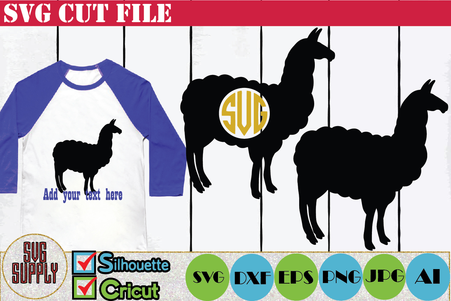 Download Llama SVG Cut File