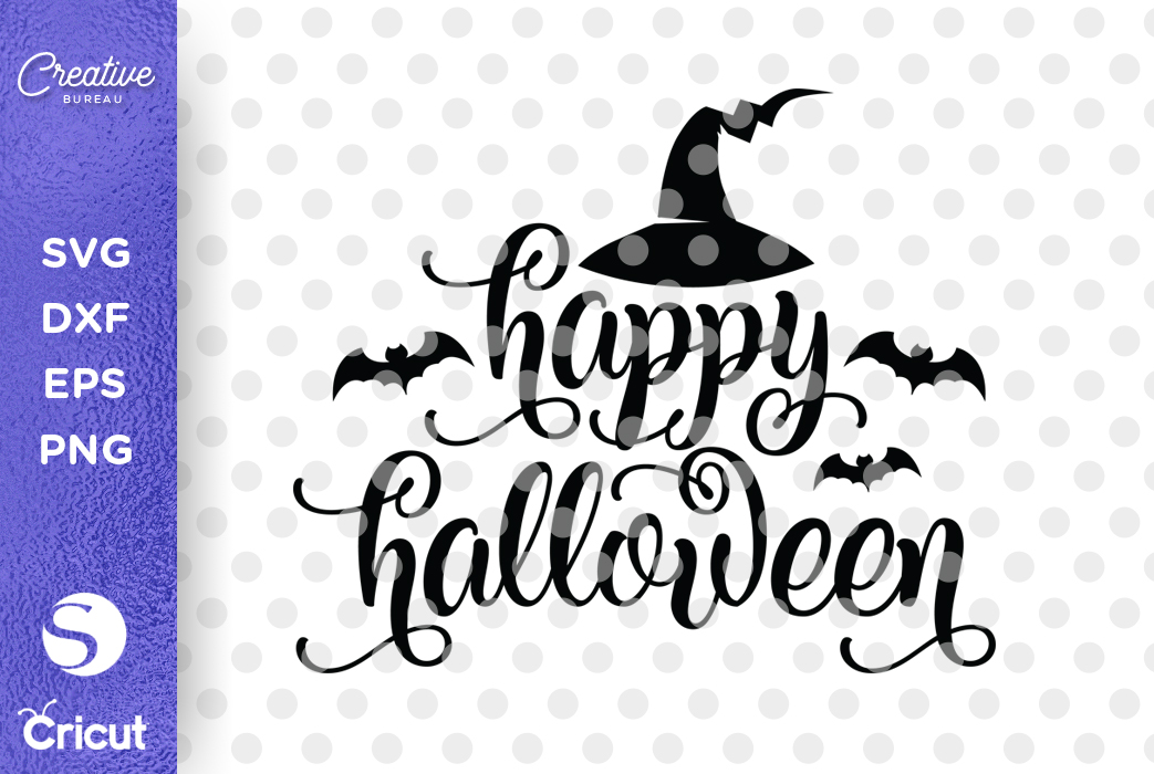 Happy Halloween SVG DXF, Halloween SVG Cutting File