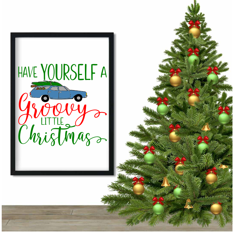 Have Yourself A Groovy Little Christmas SVG Cut Files (149592) | SVGs ...