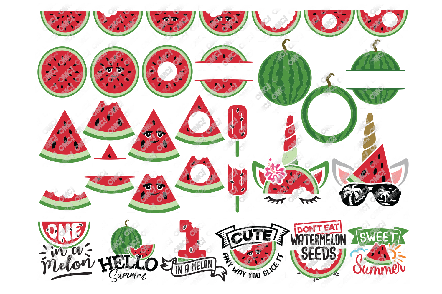Download Watermelon SVG Monogram Quotes in SVG, DXF, PNG, EPS, JPG