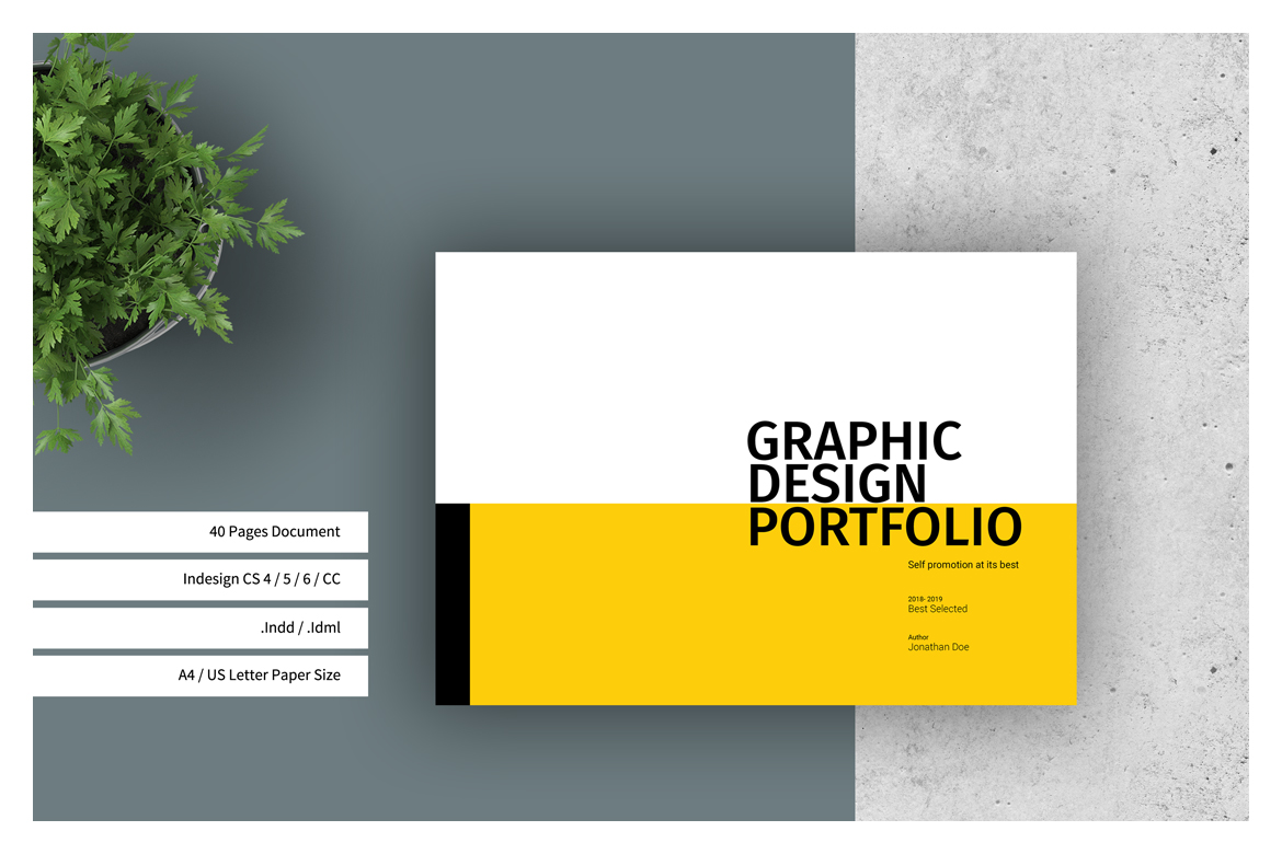 Graphic Design Portfolio Template (81572) | Brochures ...