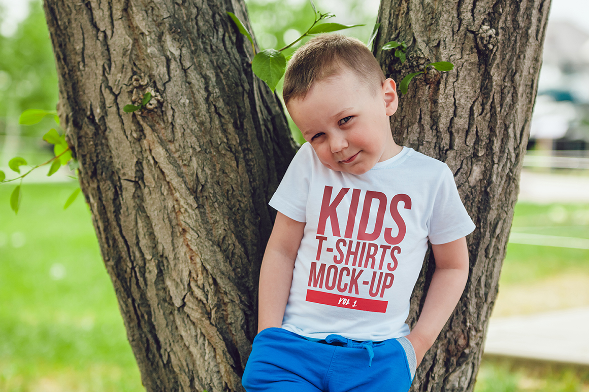 Download Kids T-Shirt Mock-Up Vol 1