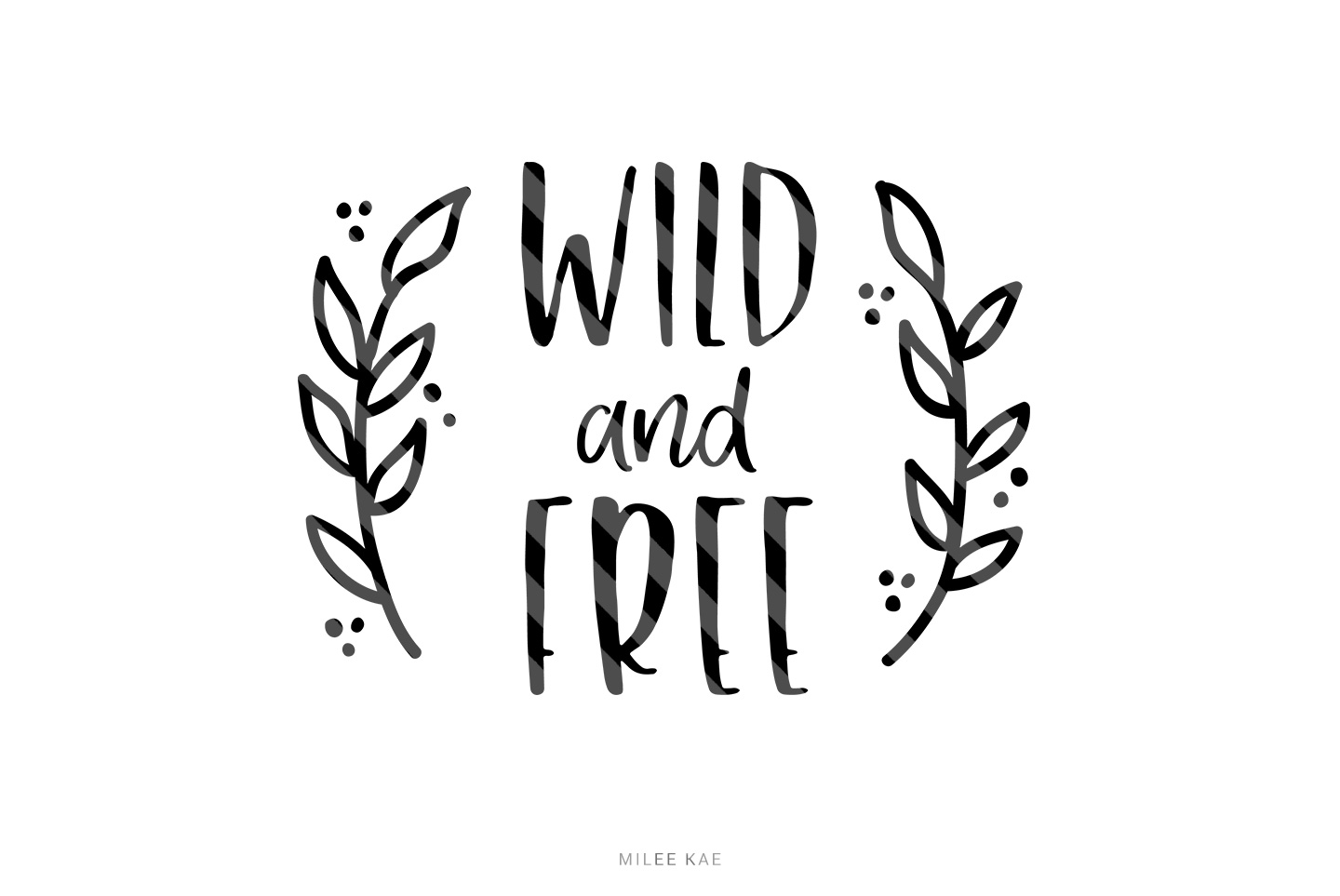 Download Wild and free SVG, Cutting file, Decal (38444) | SVGs | Design Bundles