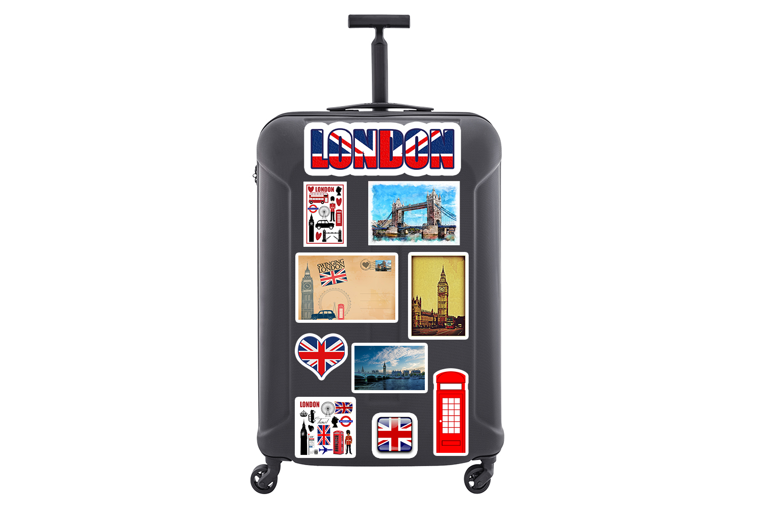 Travel Sticker, Decorative Sticker, London, Suitcase, SALE
