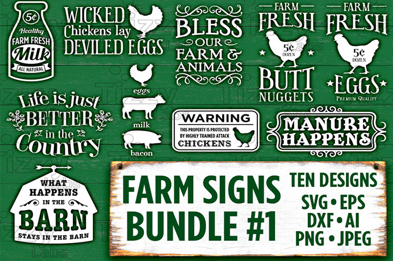 Download Country Svg Bundle Set SVG Files - Rustic Farmhouse Svg ...