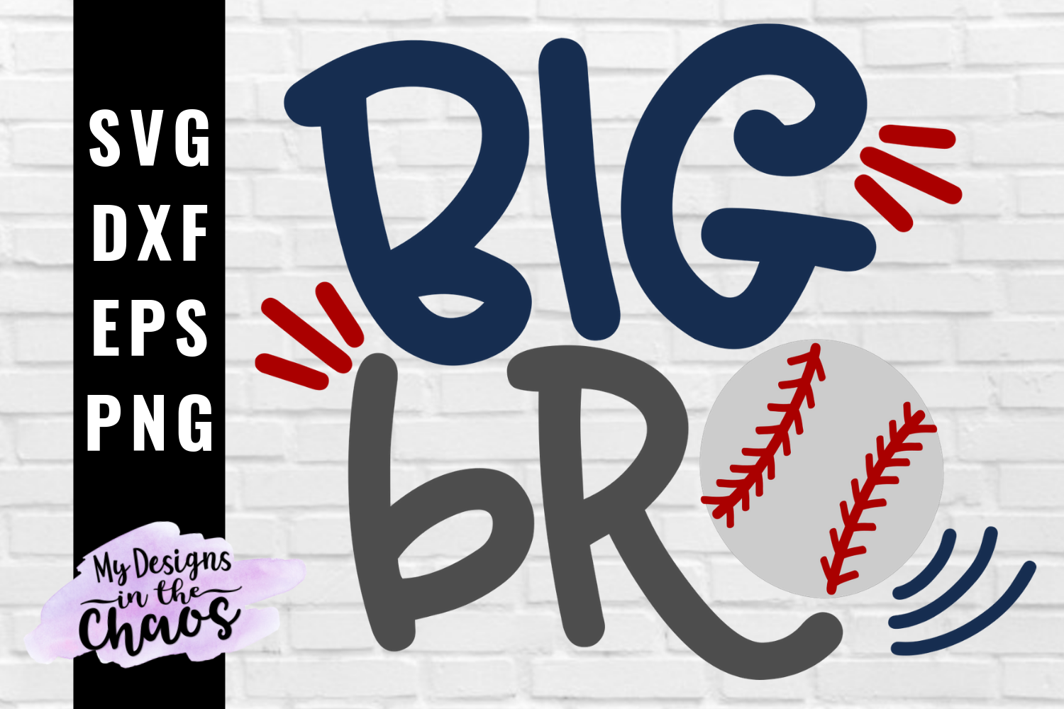 Download Baseball Brother SVG EPS DXF PNG | Big Brother Baseball ...