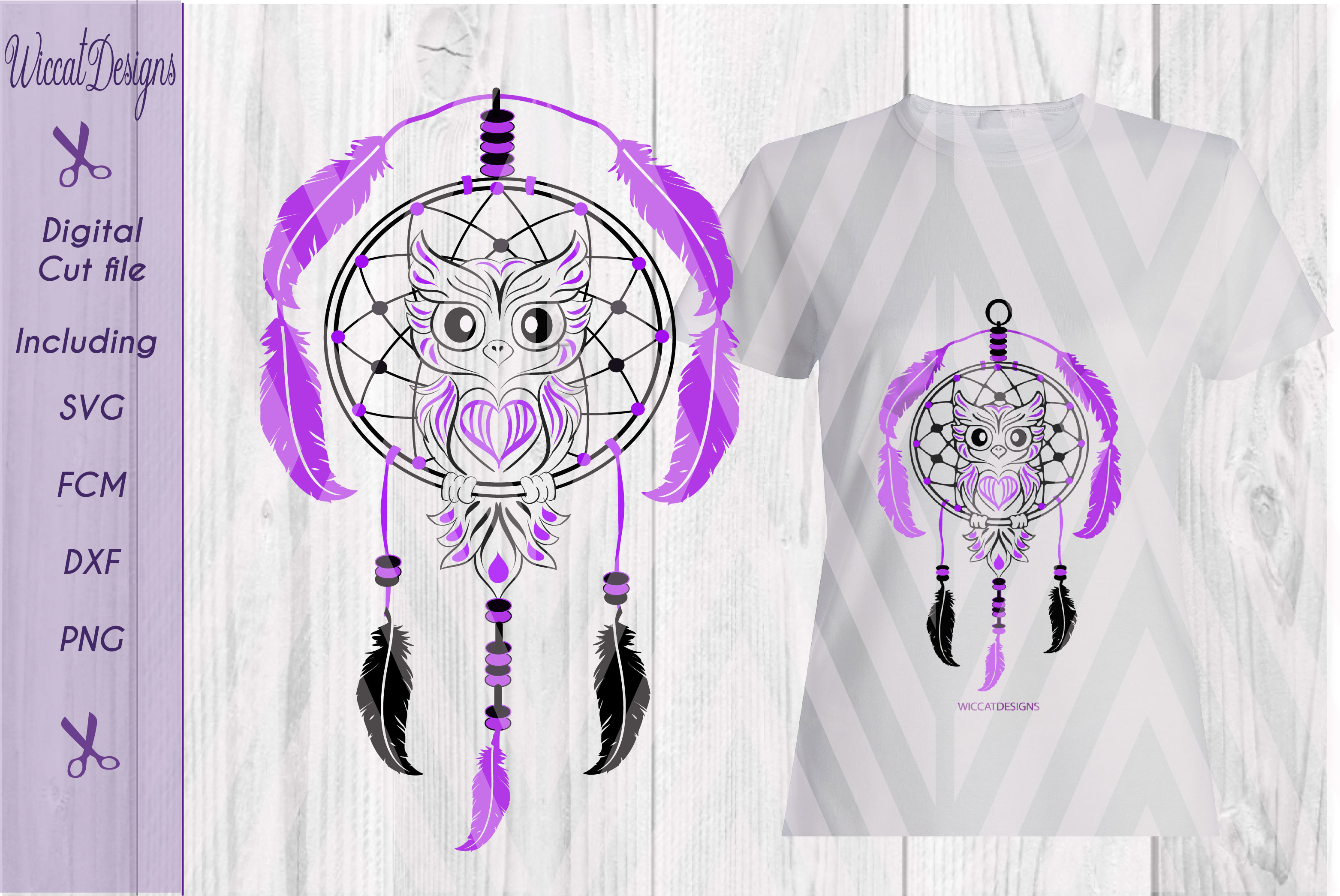 Download Dreamcatcher svg, Owl svg, digital cut file (36730) | SVGs ...