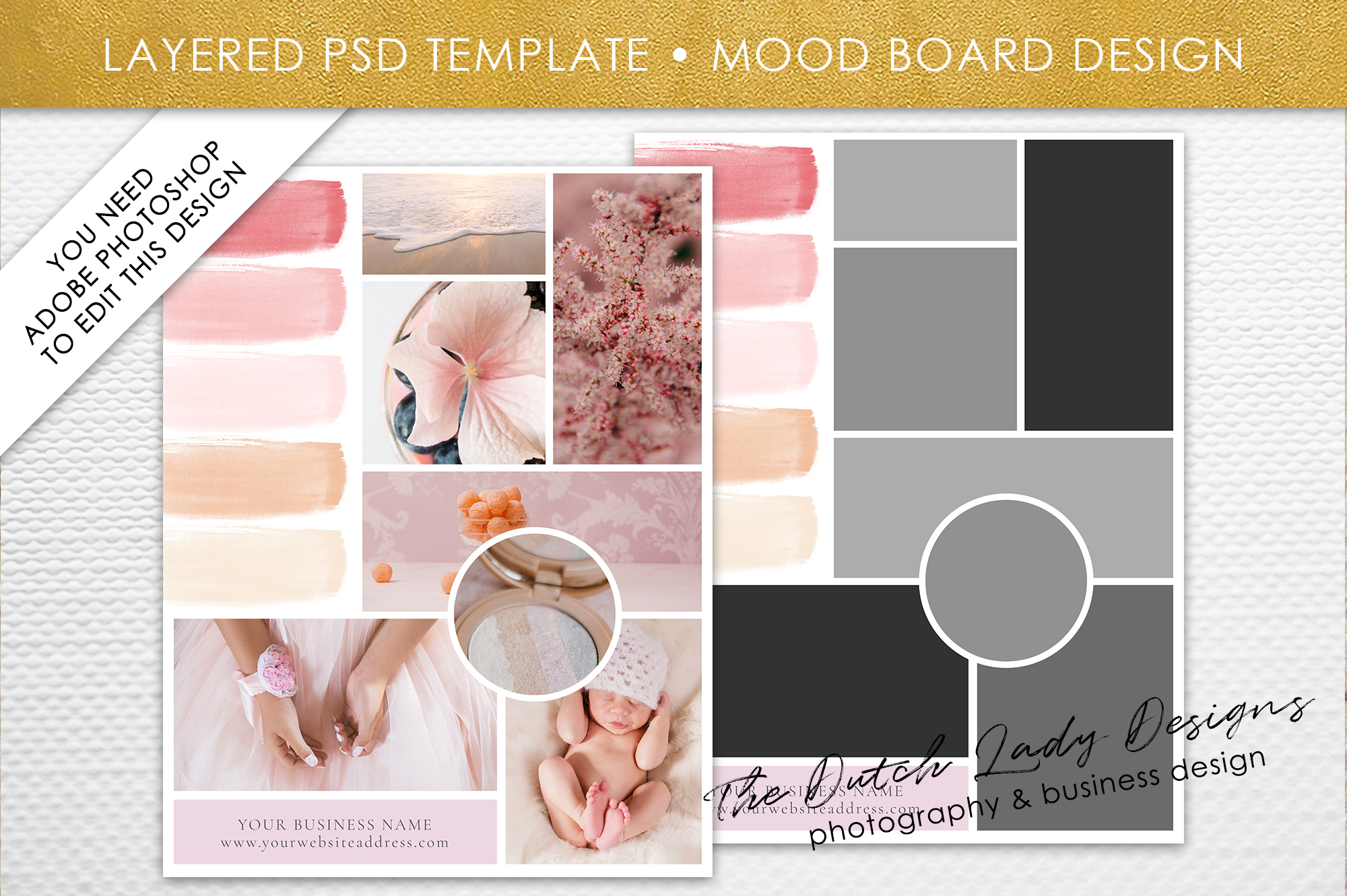 mood board template photoshop free