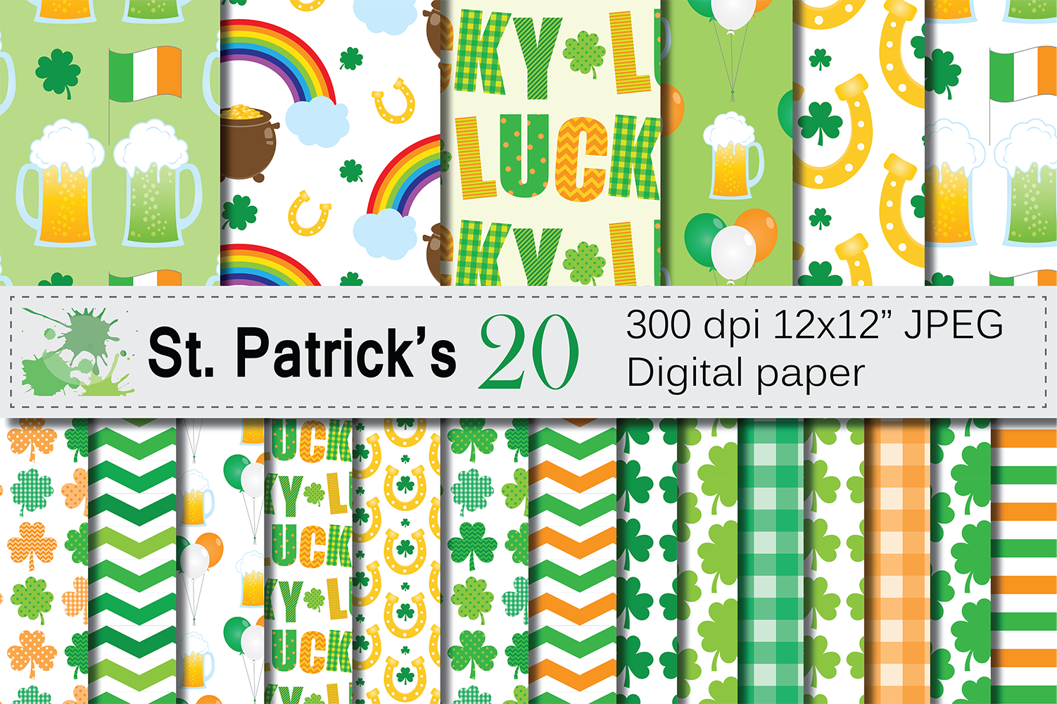 st patrick day scrapbook