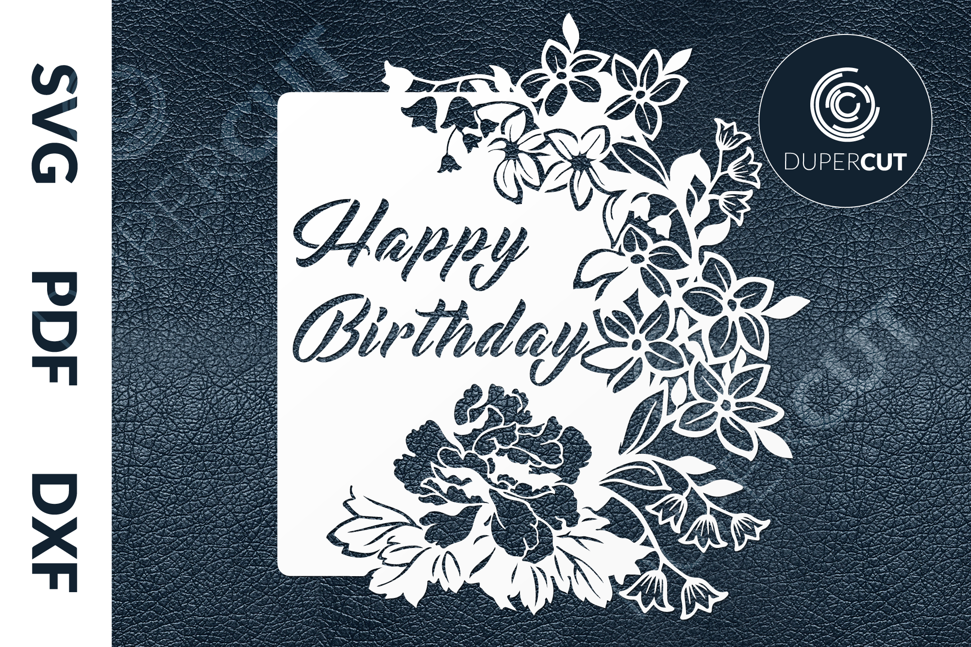 3d Birthday Card SVG for Cricut