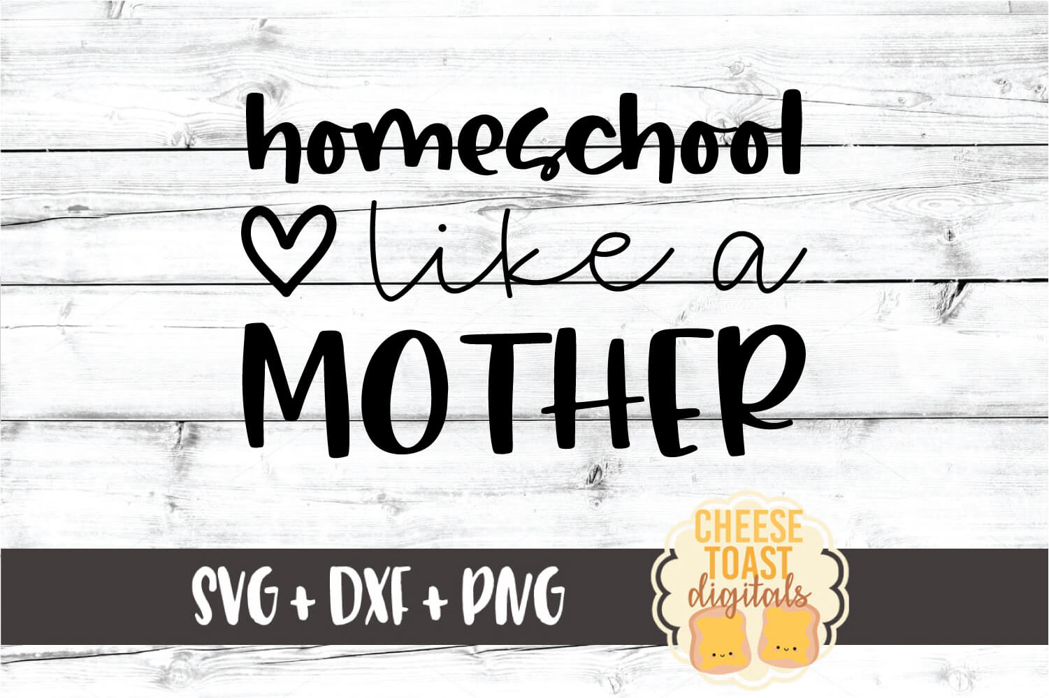 Homeschool Like A Mother - Funny Mom SVG PNG DXF Cut Files