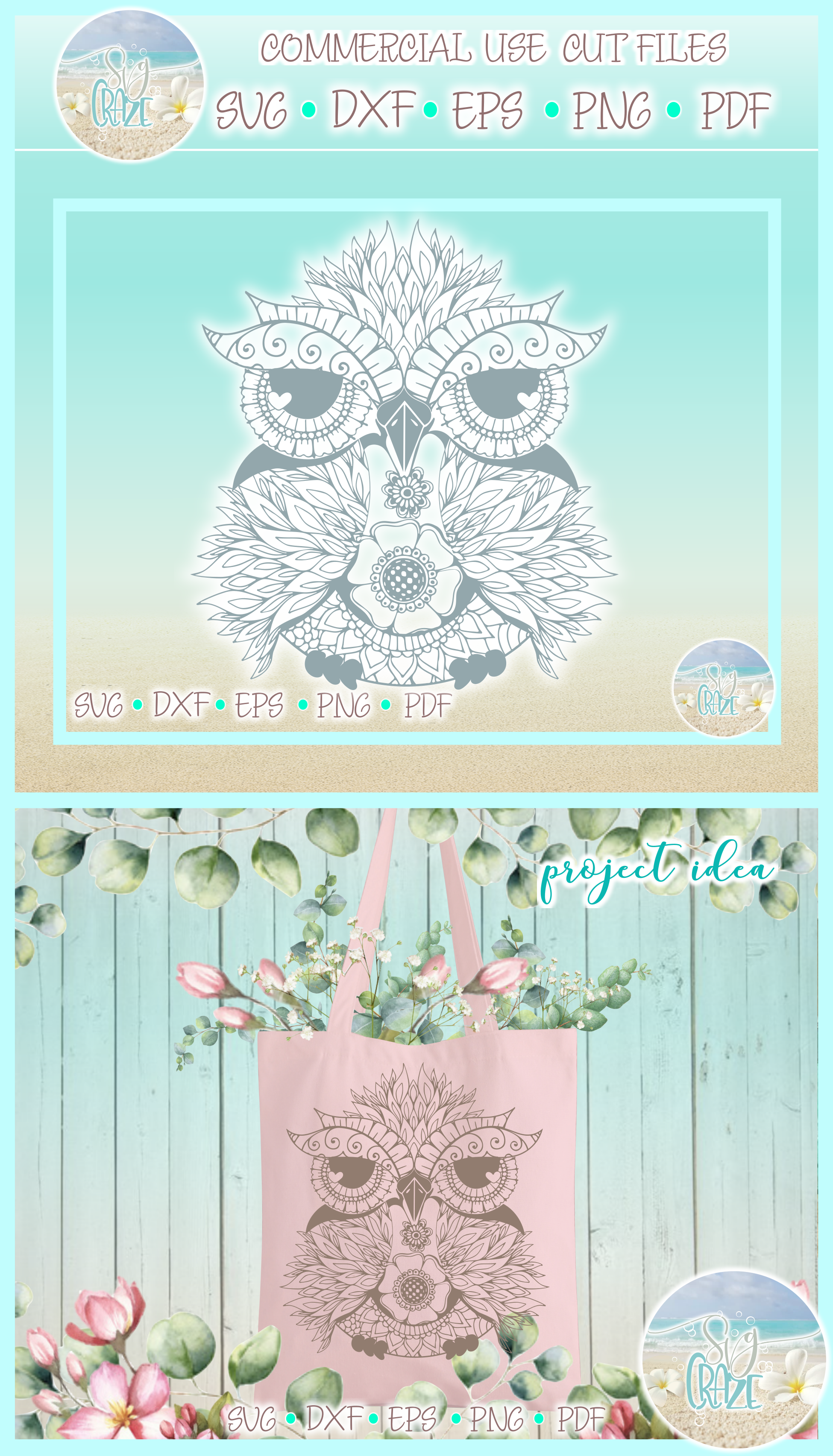 Free Free 183 Owl Mandala Cricut SVG PNG EPS DXF File