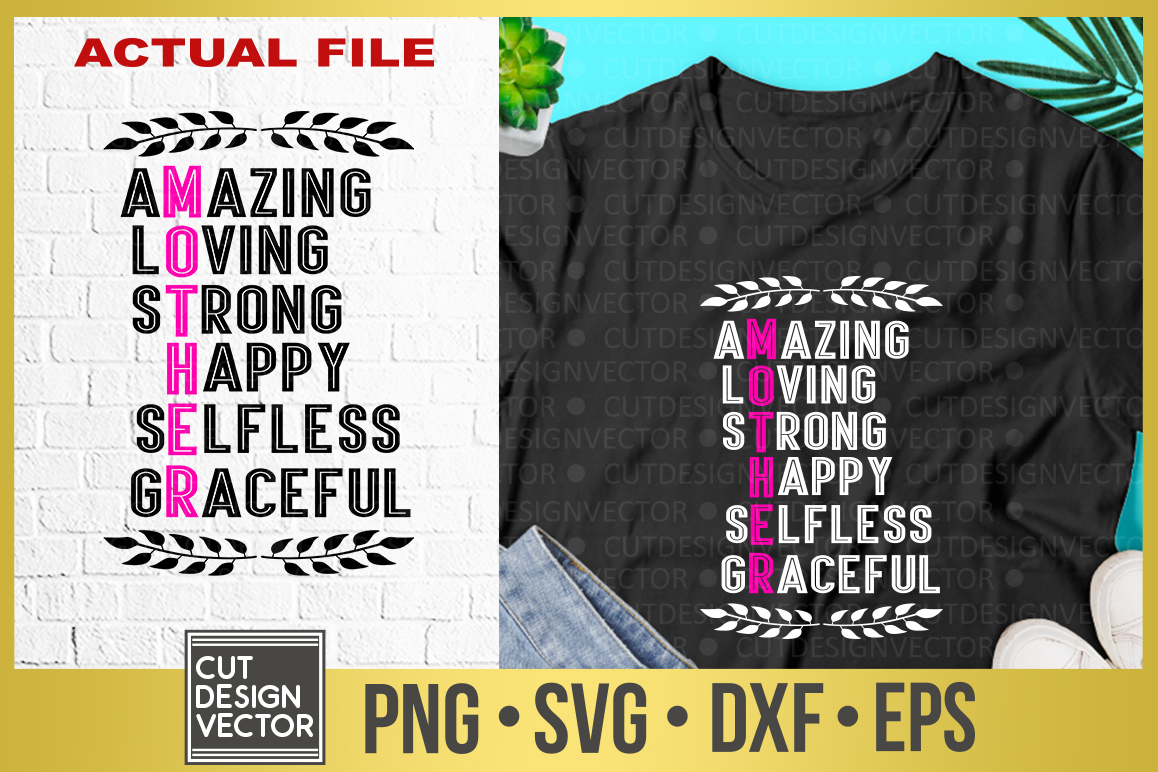 Download Mother Acronym SVG (304320) | SVGs | Design Bundles