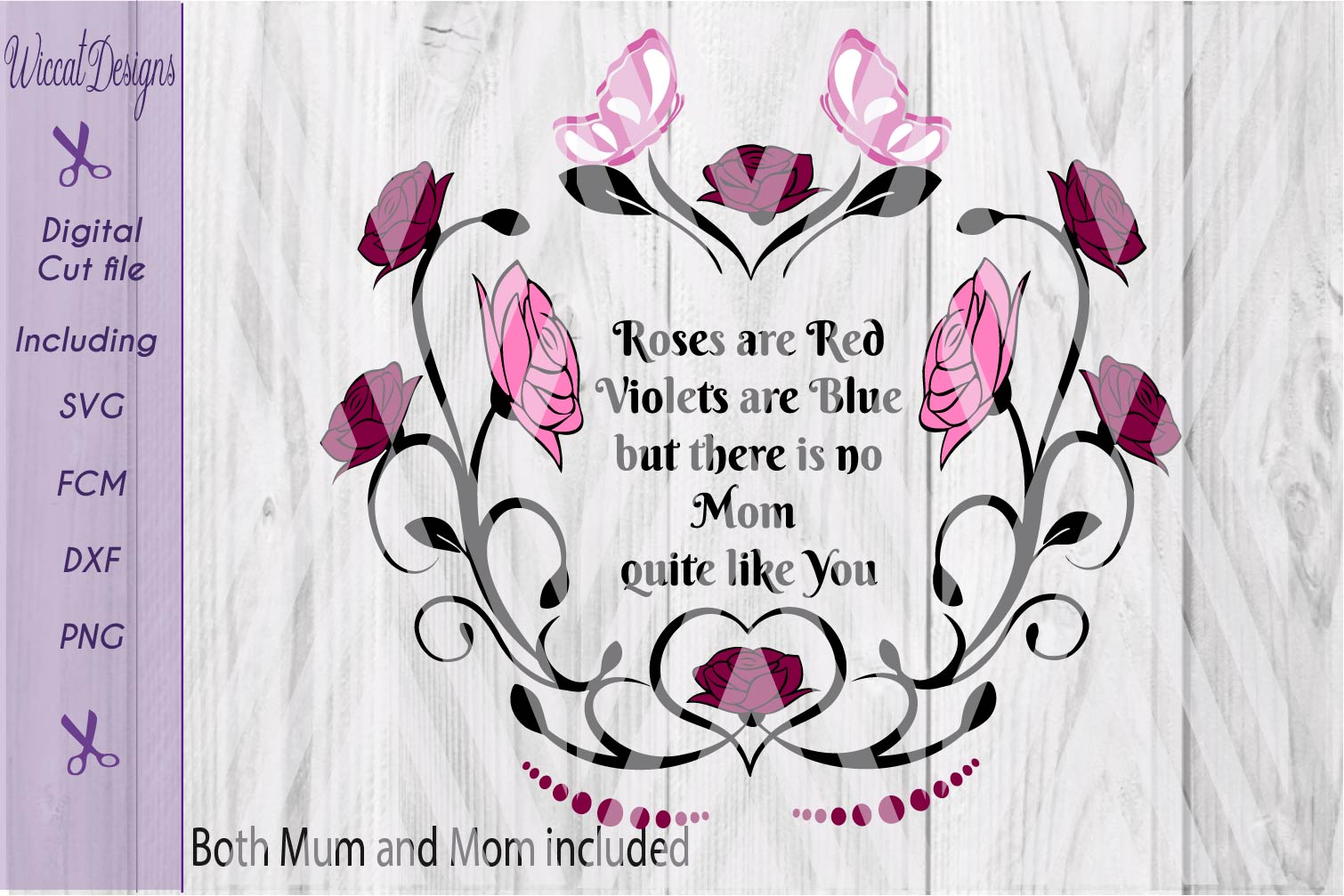 Download Roses svg, quote svg, Mom svg, Rose Frame svg, mom gift svg