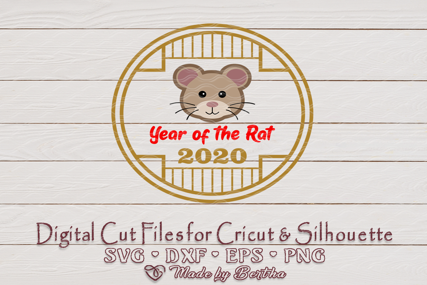 Chinese New Year Year Of The Rat Cny Boy Rat Svg File