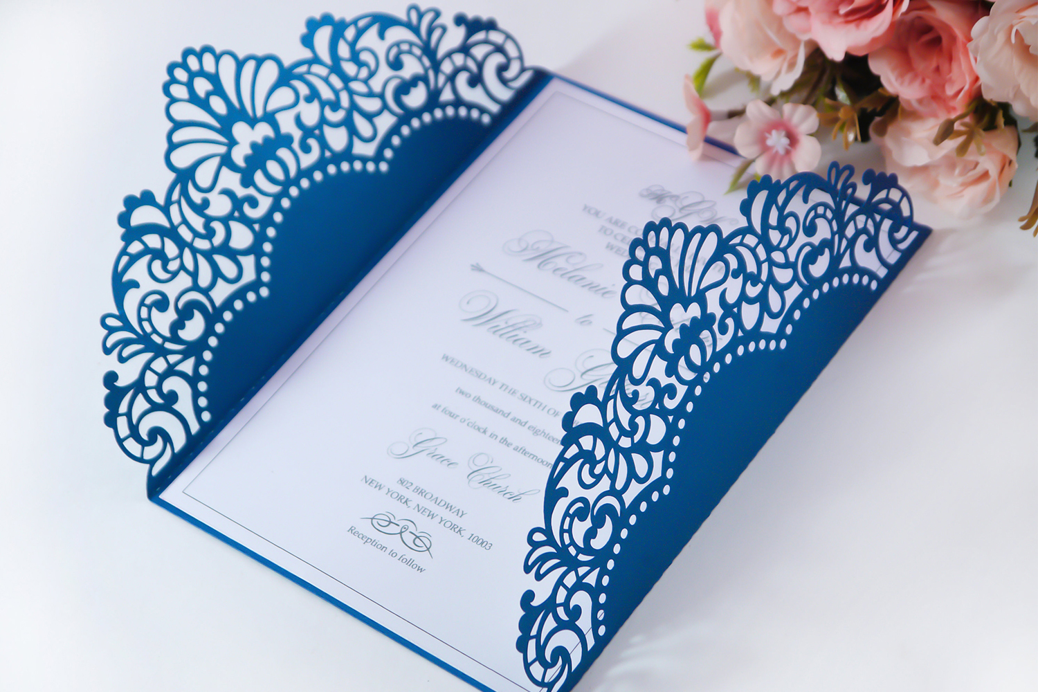 Download Gate fold wedding invitation , 5x7, SVG Cricut Template