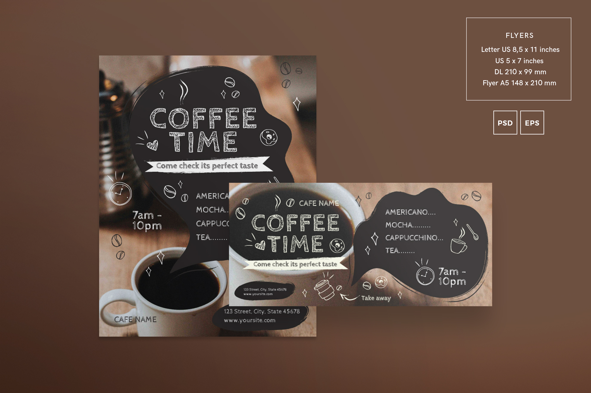 Coffee Shop Design Templates Bundle