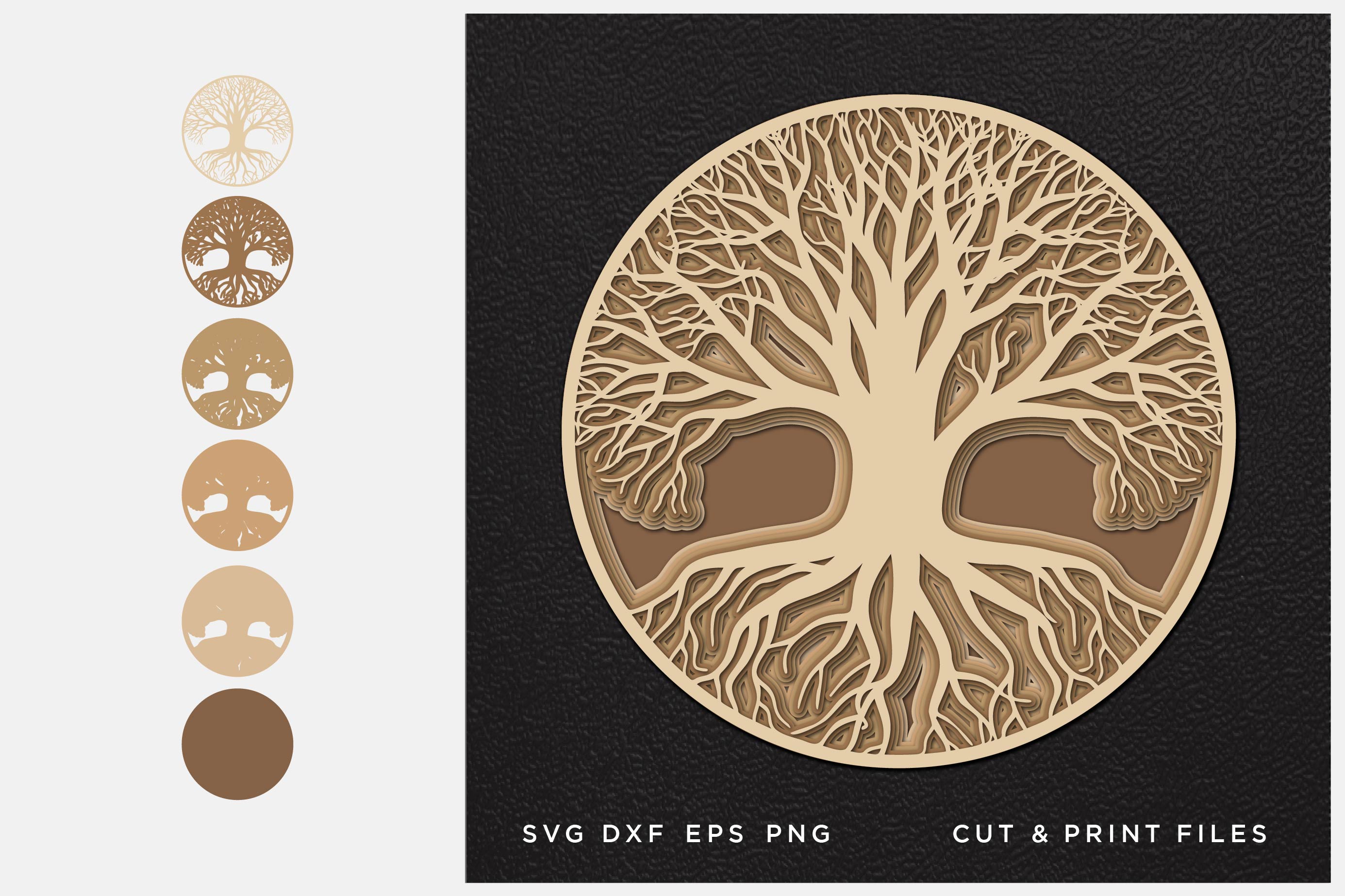 Free Free 55 Tree Of Life Layered Mandala Svg SVG PNG EPS DXF File