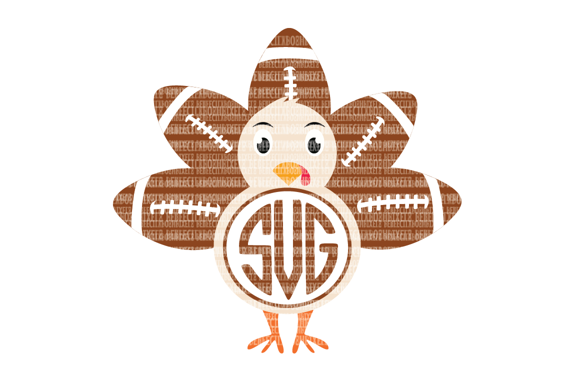 Thanksgiving SVG Files Football Scrapbooking Cricut Design Space Silhouette Studio SVG for ...