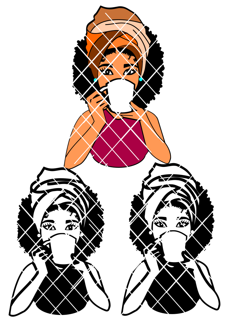 Download Afro Woman svg,Elsa mug, African American woman, drinking with mug,sistah svg,