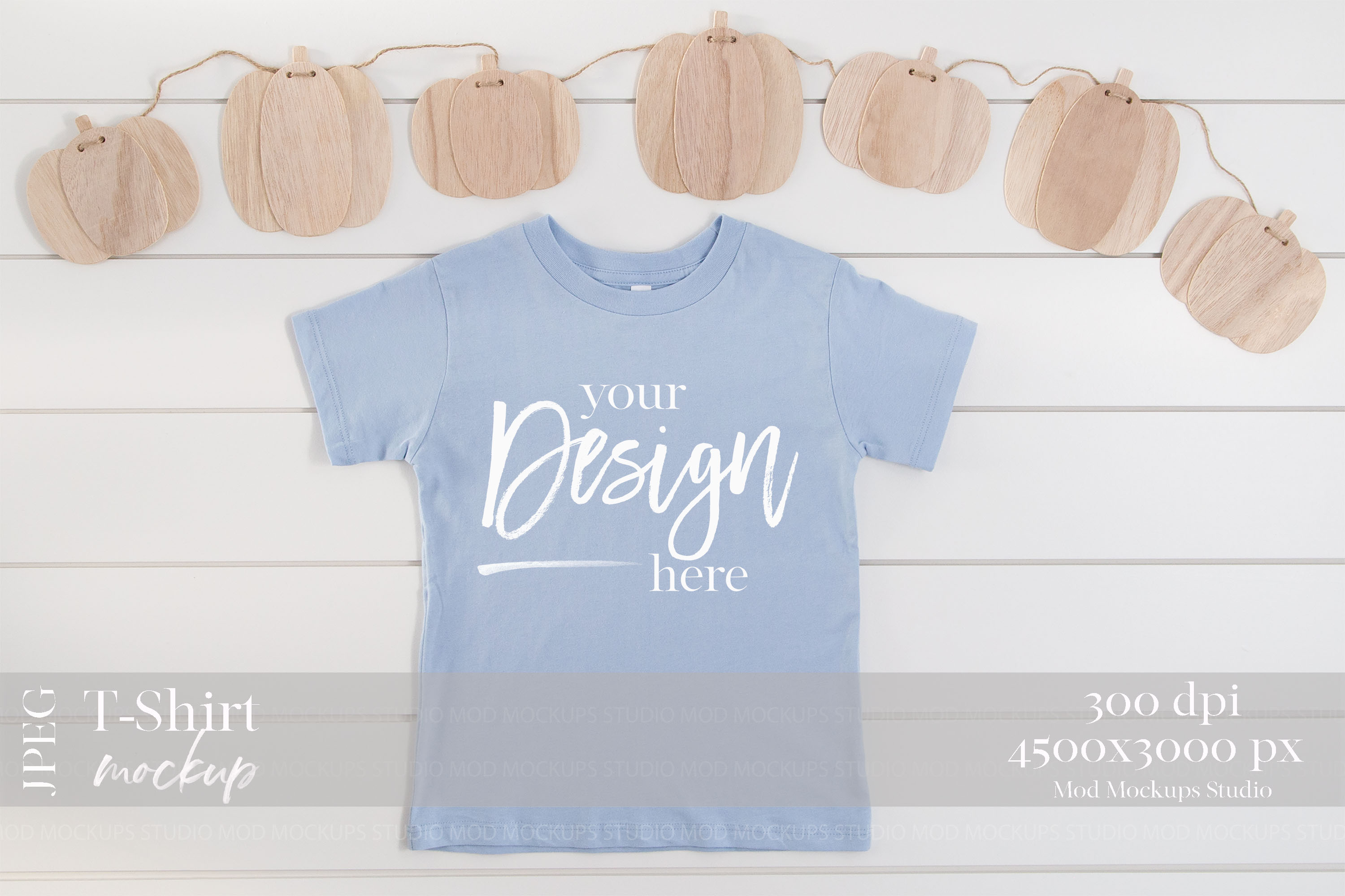 Download TShirt Mockup BABY BLUE| 3001T Bella Canvas Mock Up