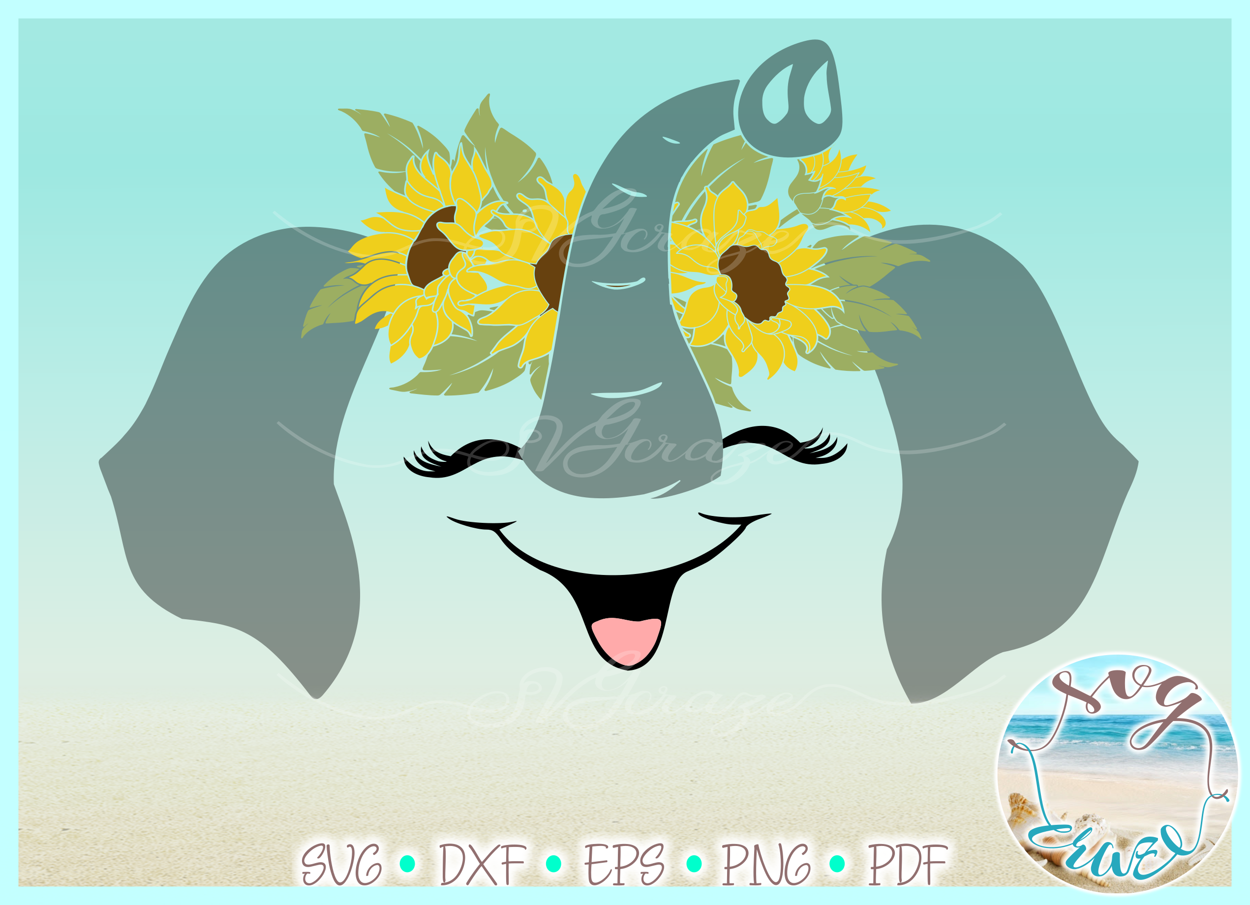 Free Free 349 Sunflower Elephant Svg SVG PNG EPS DXF File